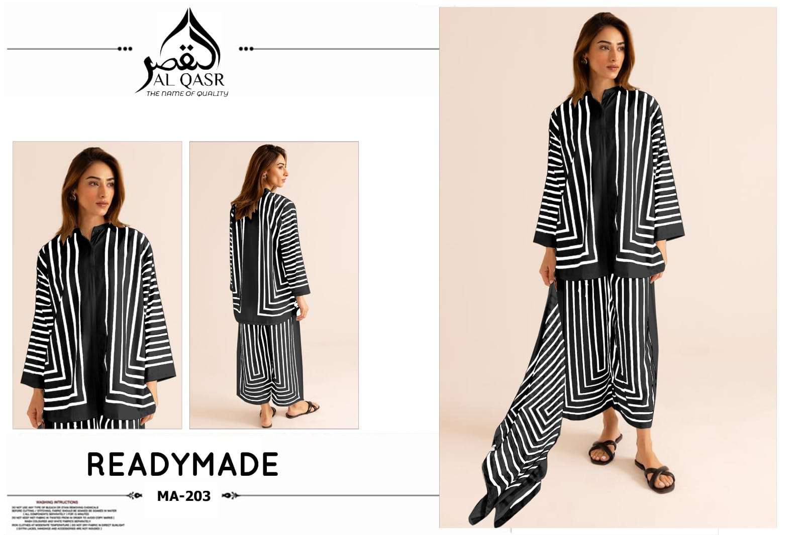 Ma 203 Al Qasr Dull Karachi Readymade Suits Manufacturer Gujarat