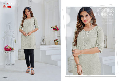 Maa 130325 Ffi Cotton Knee Length Kurtis Wholesale