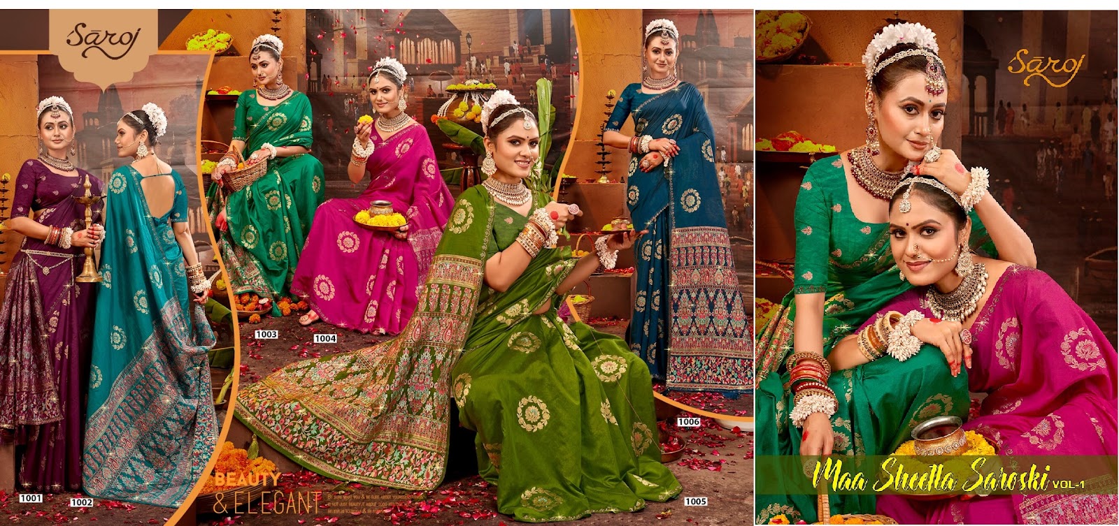 Maa Sheetla Saroski Saroj Sarees Wholesaler