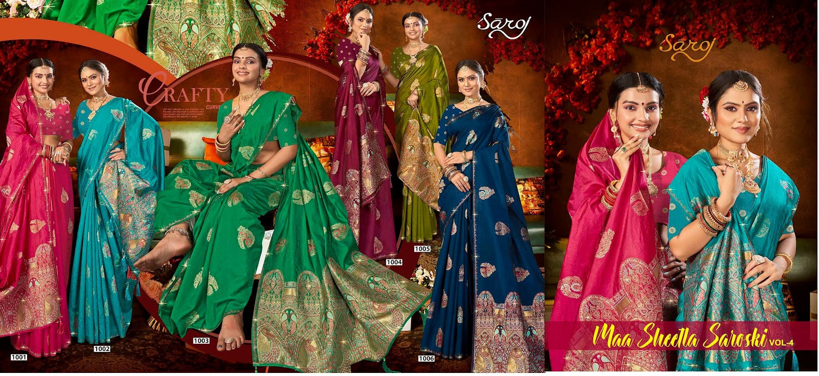 Maa Sheetla Saroski Saroj Sarees Wholesaler