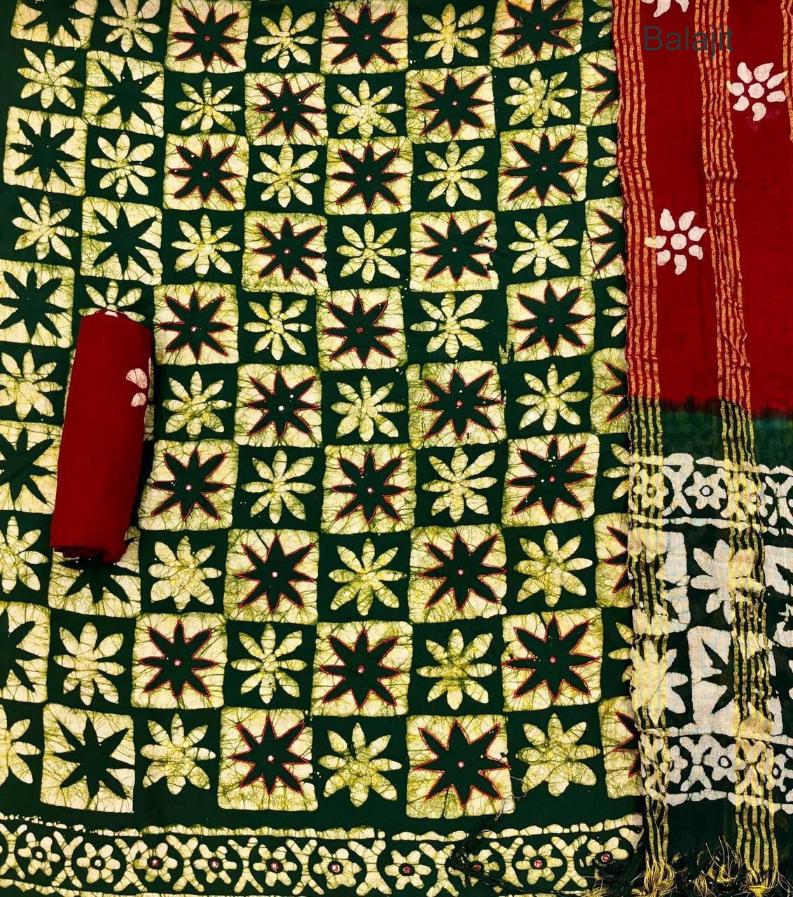 Maachi Work 2025 Balajit Rayon 14Kg Salwar Suits Wholesaler Ahmedabad