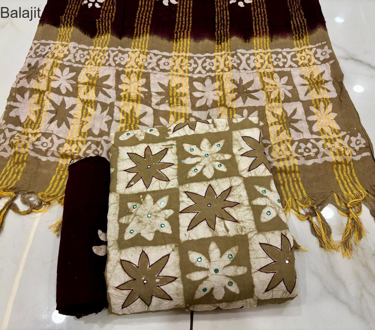 Maachi Work 2025 Balajit Rayon 14Kg Salwar Suits Wholesaler Ahmedabad