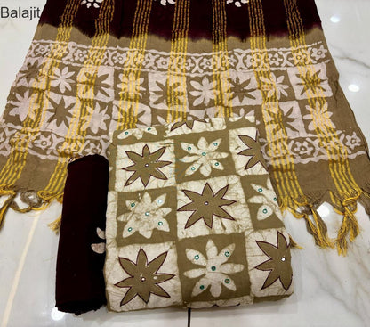 Maachi Work 2025 Balajit Rayon 14Kg Salwar Suits Wholesaler Ahmedabad