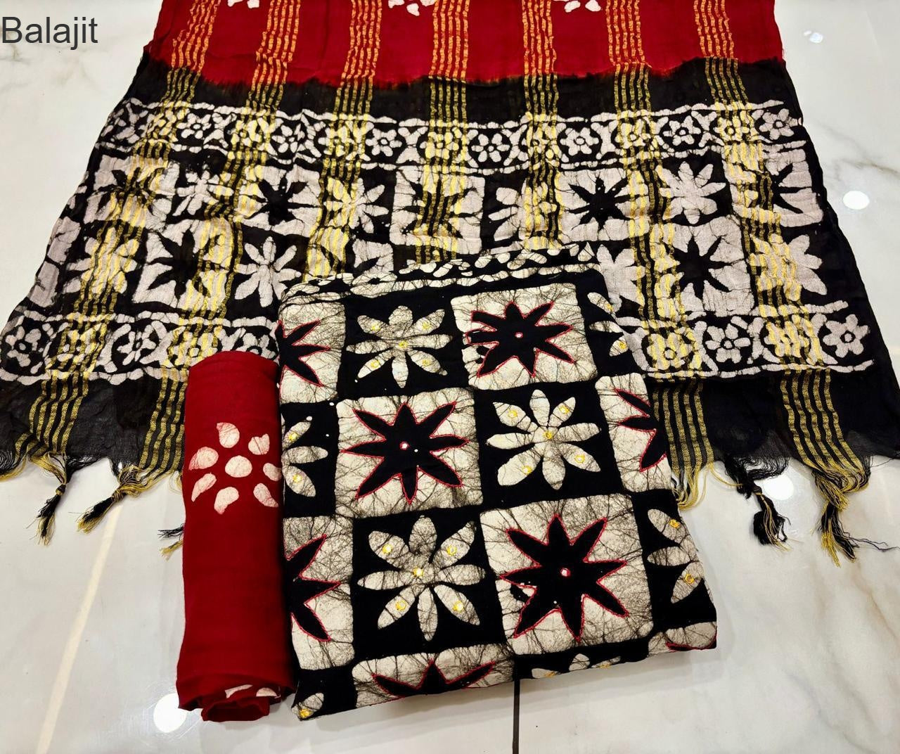 Maachi Work 2025 Balajit Rayon 14Kg Salwar Suits Wholesaler Ahmedabad