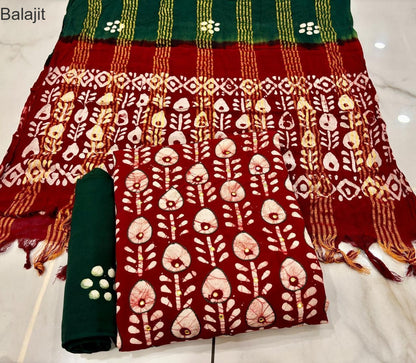 Maachi Work 2025 Balajit Rayon 14Kg Salwar Suits Wholesaler Ahmedabad