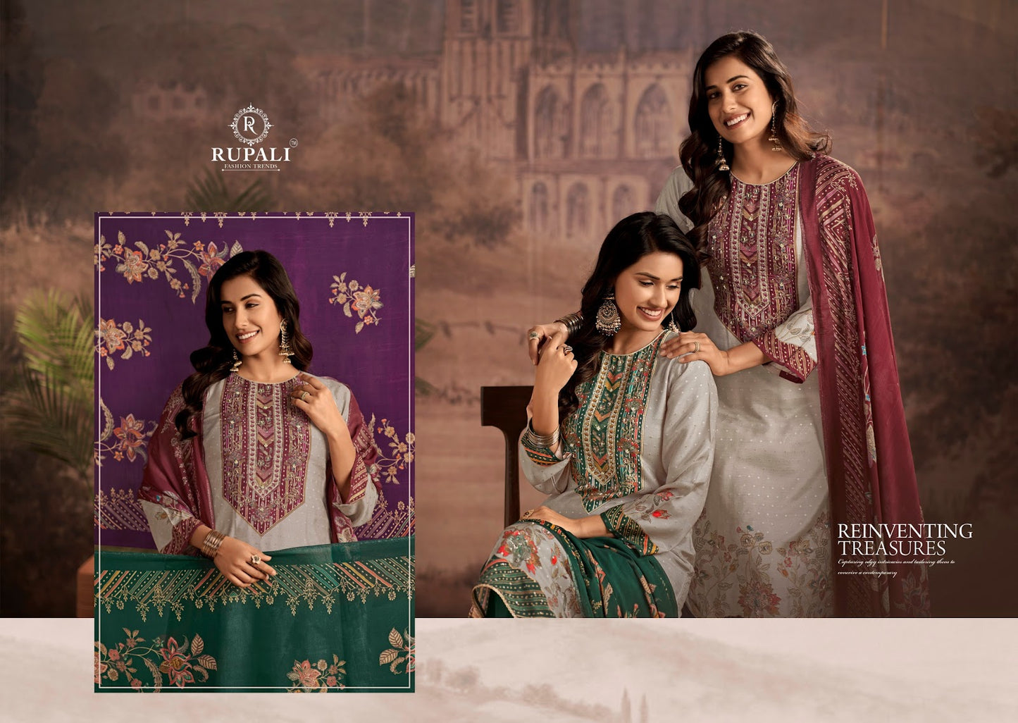 Maahi Rupali Cotton Pant Style Suits Wholesaler Ahmedabad