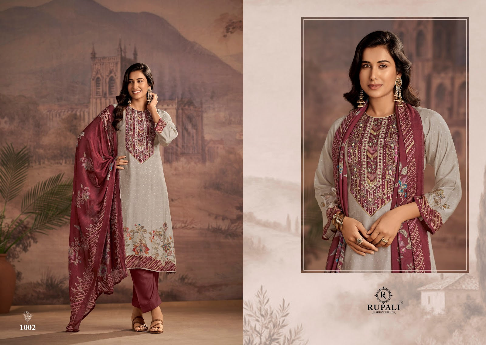 Maahi Rupali Cotton Pant Style Suits Wholesaler Ahmedabad