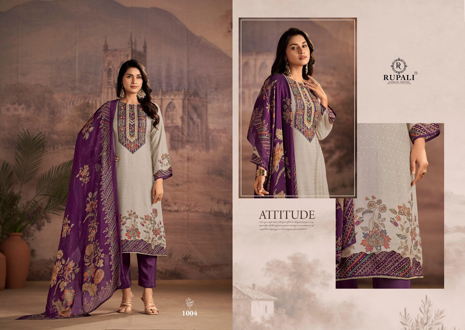 Maahi Rupali Cotton Pant Style Suits Wholesaler Ahmedabad