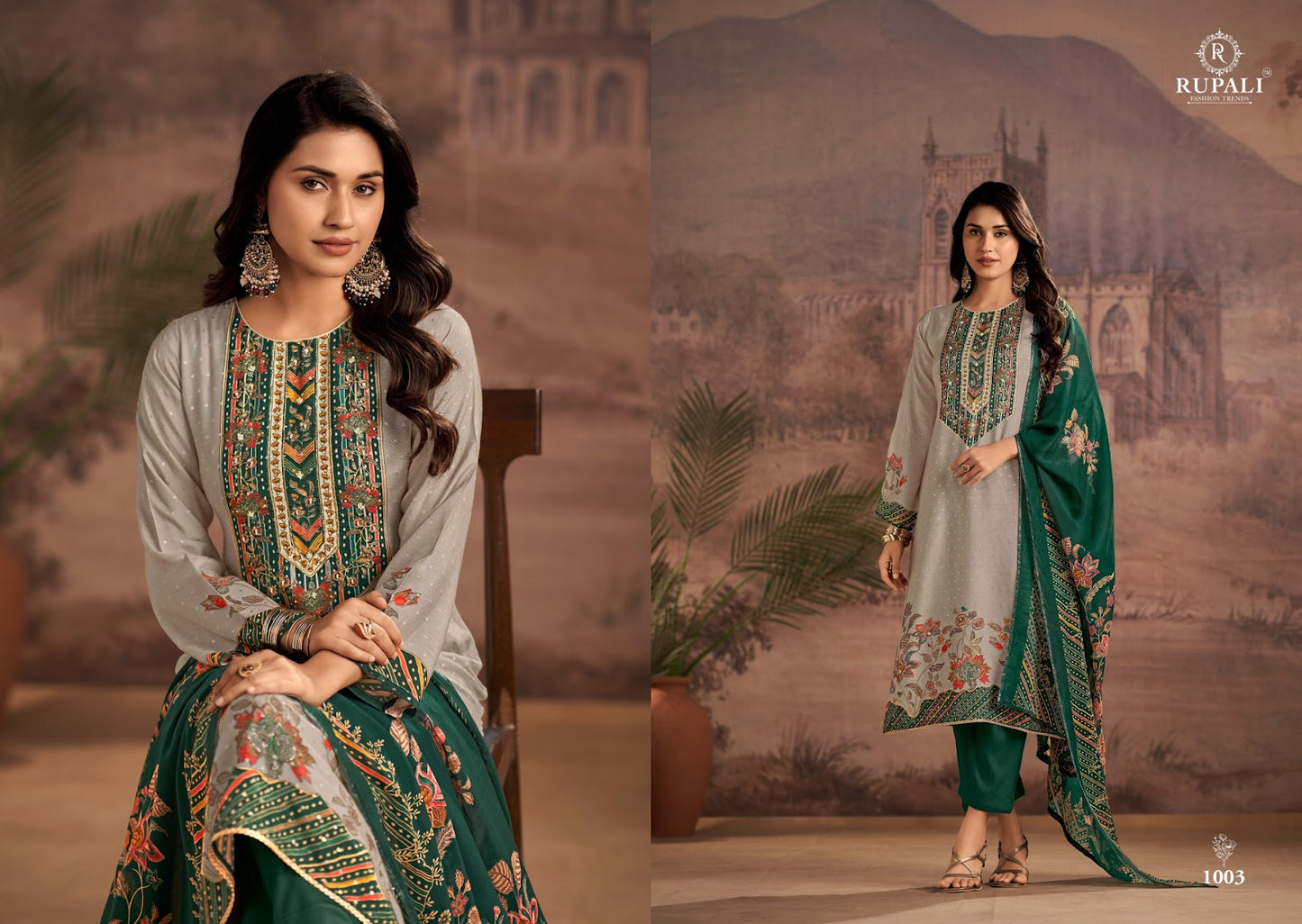 Maahi Rupali Cotton Pant Style Suits Wholesaler Ahmedabad