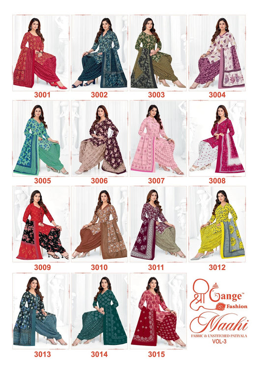 Maahi Vol 3 Shree Gange Fashion Cotton Dress Material Manufacturer