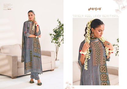 Maahru Jay Vijay Pure Bemberg Pant Style Suits Supplier Ahmedabad