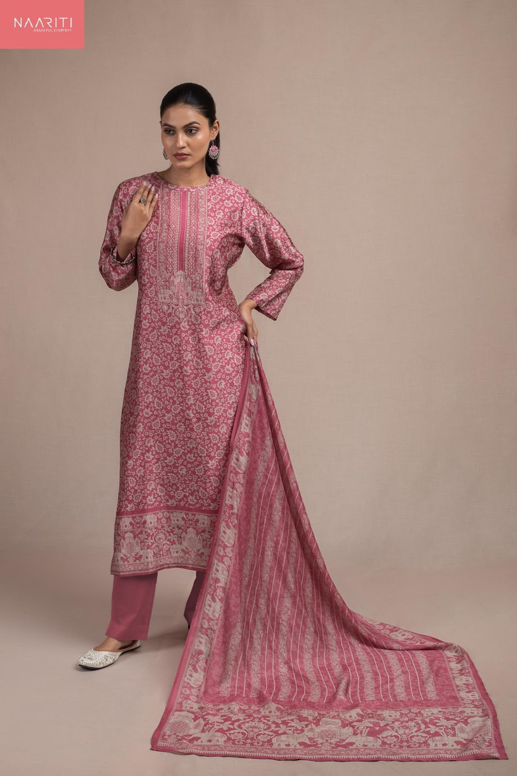 Maanya Naariti Pure Silk Pant Style Suits Manufacturer India