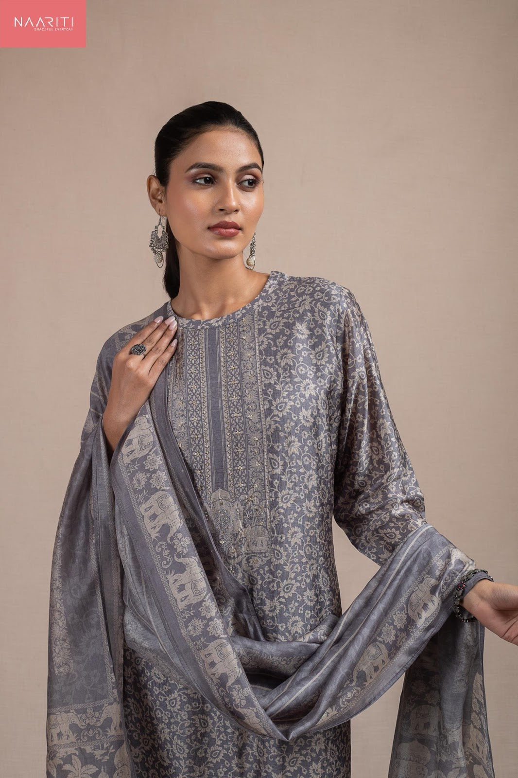 Maanya Naariti Pure Silk Pant Style Suits Manufacturer India