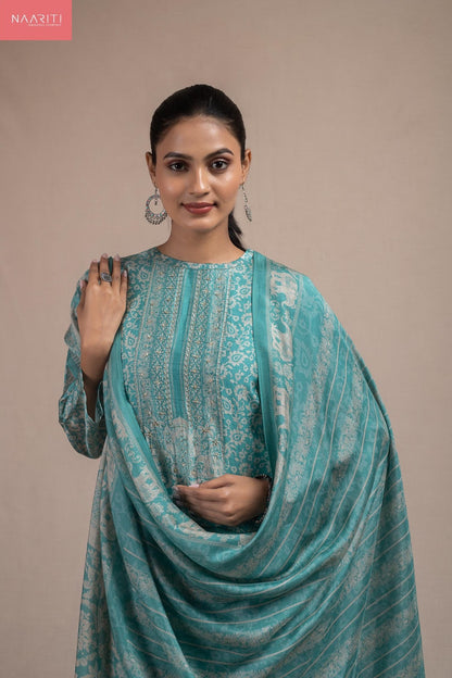 Maanya Naariti Pure Silk Pant Style Suits Manufacturer India