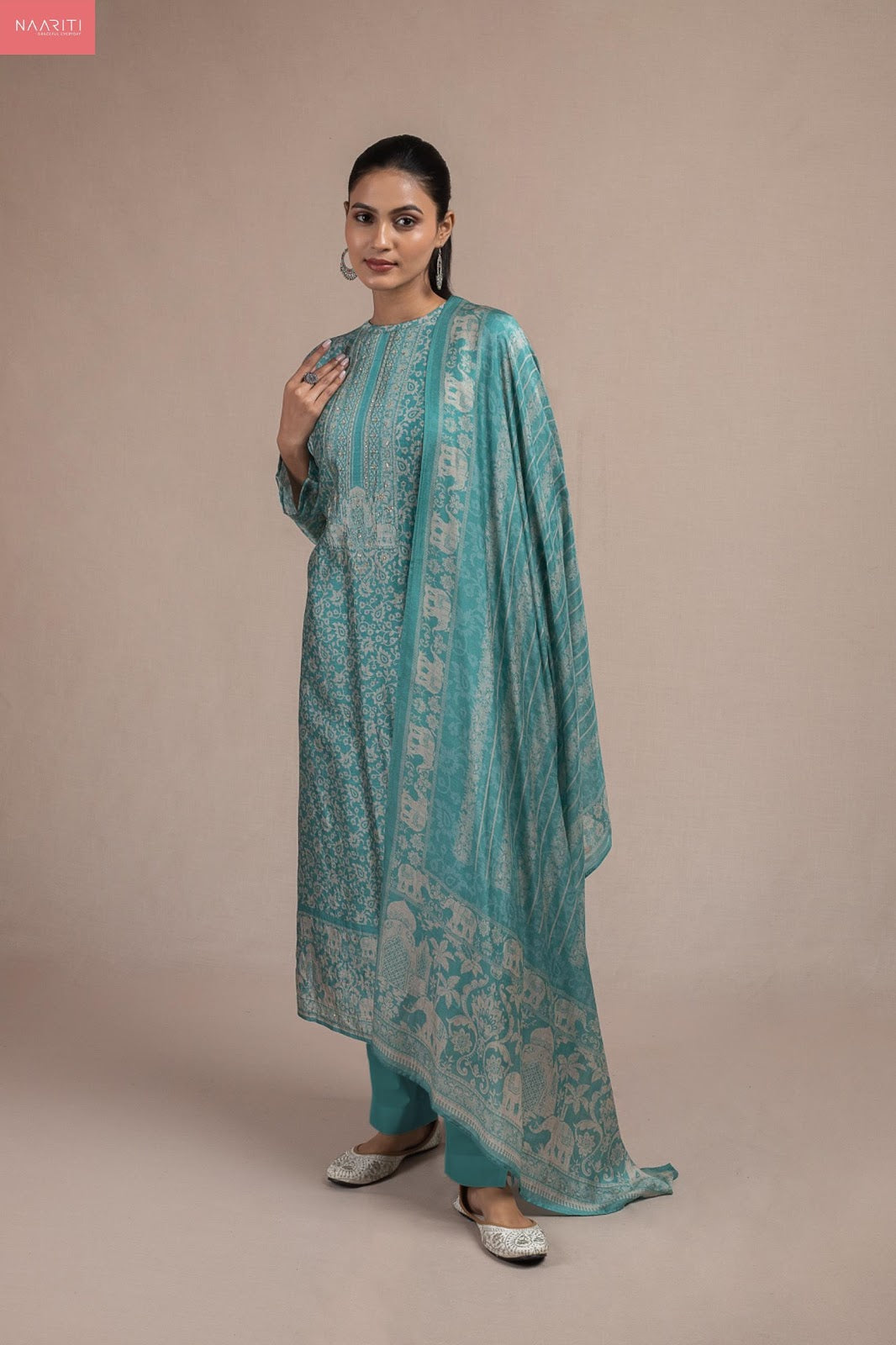 Maanya Naariti Pure Silk Pant Style Suits Manufacturer India