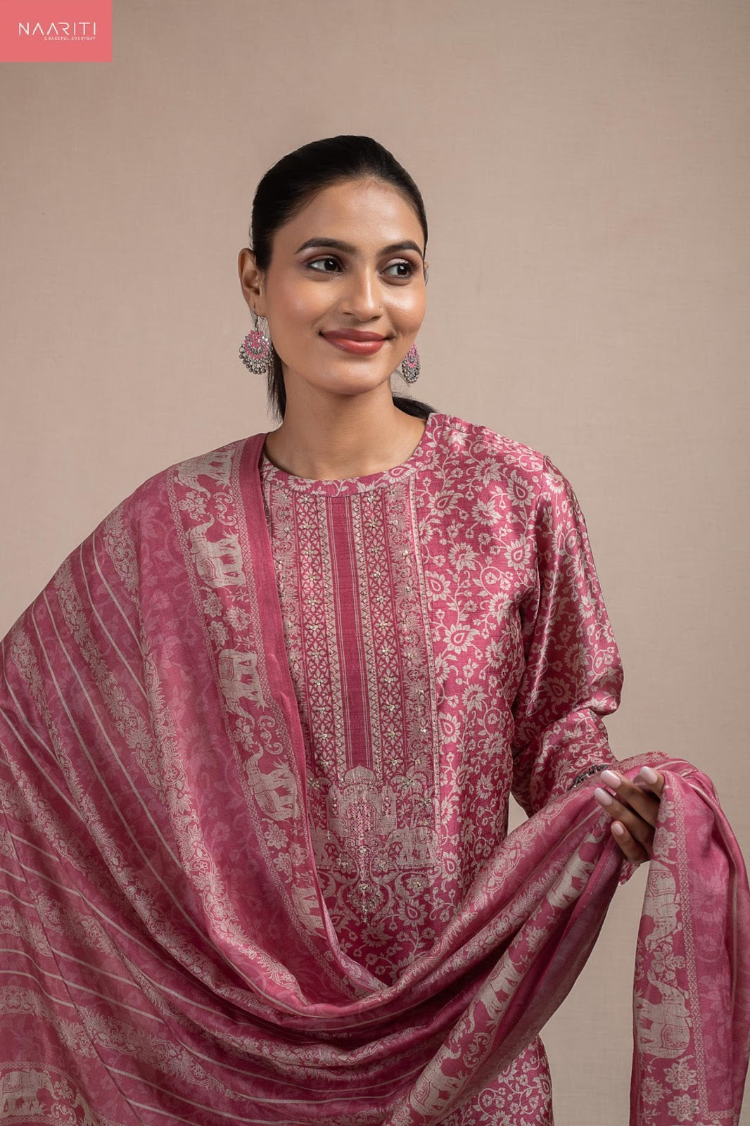 Maanya Naariti Pure Silk Pant Style Suits Manufacturer India