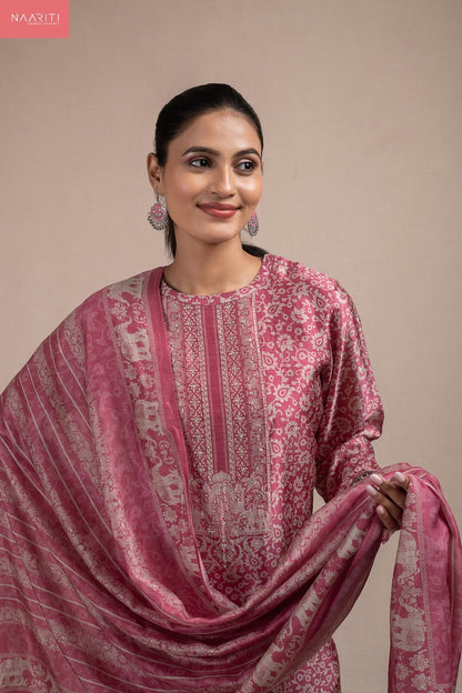 Maanya Naariti Pure Silk Pant Style Suits Manufacturer India