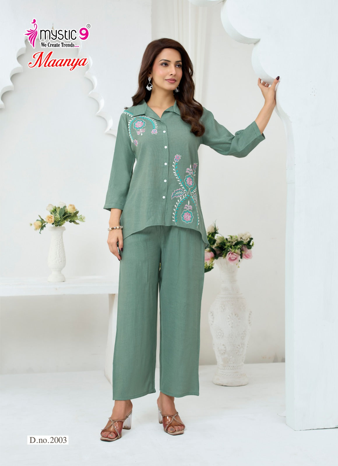 Maanya Vol 2 Mystic 9 Silk Co Ord Set Wholesale
