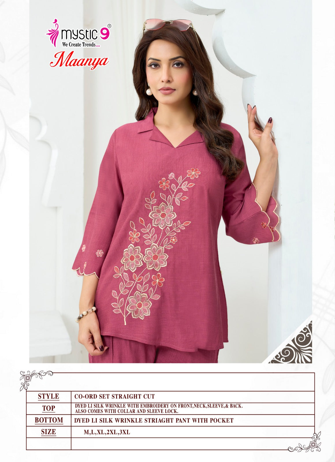 Maanya Vol 2 Mystic 9 Silk Co Ord Set Wholesale