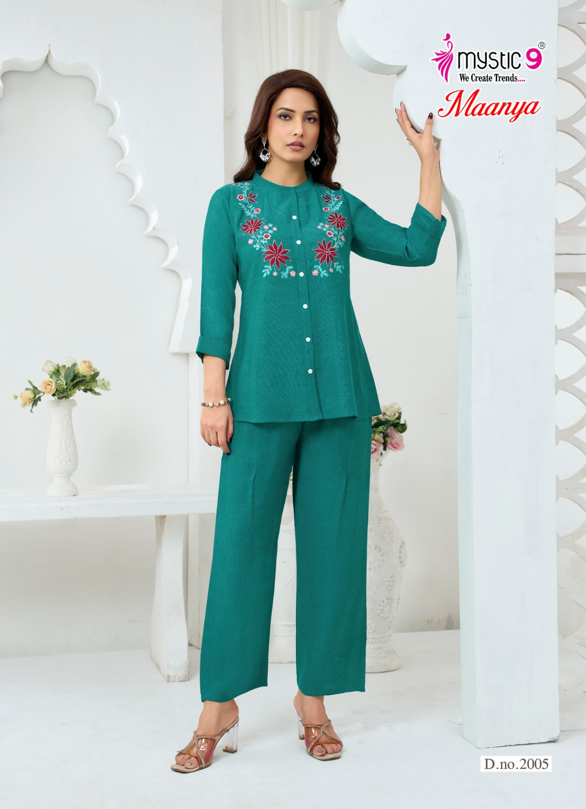 Maanya Vol 2 Mystic 9 Silk Co Ord Set Wholesale