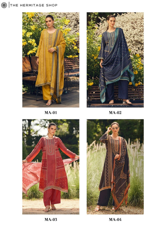 Maaya The Hermitage Shop Satin Karachi Salwar Suits Exporter Gujarat