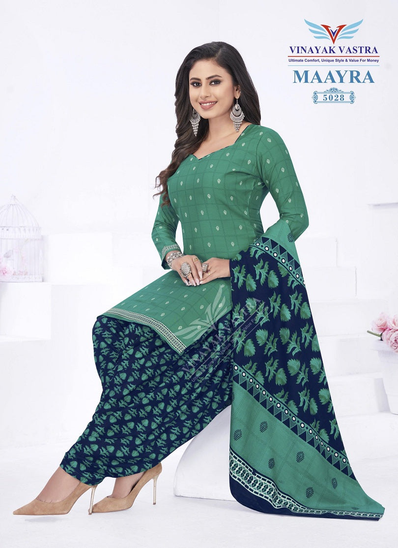 Maayra Vol 2 Vinayak Vastra Rayon Patiyala Style Suits Supplier Gujarat