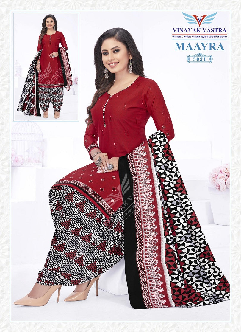 Maayra Vol 2 Vinayak Vastra Rayon Patiyala Style Suits Supplier Gujarat