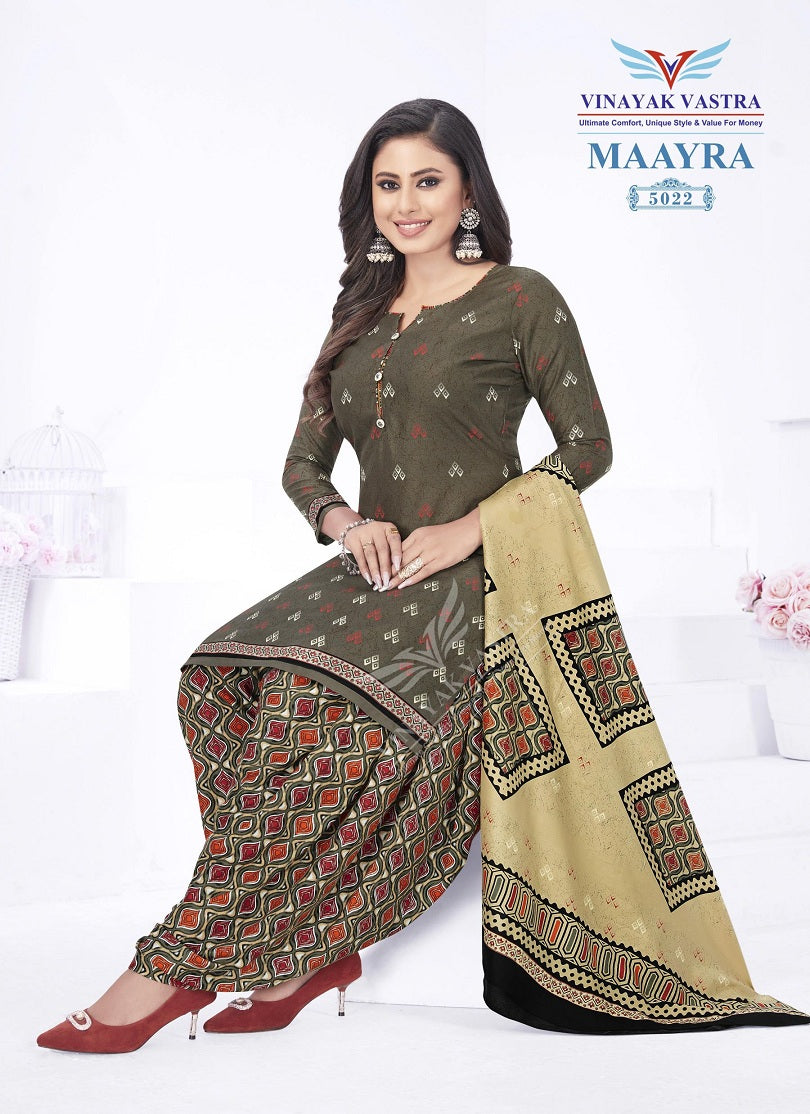 Maayra Vol 2 Vinayak Vastra Rayon Patiyala Style Suits Supplier Gujarat