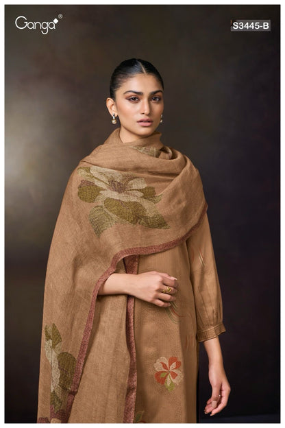 Macie S3445 Ganga Premium Cotton Plazzo Style Suits Wholesale Price