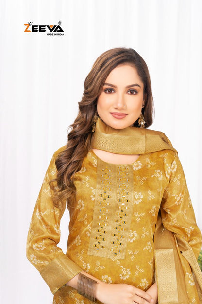 Madam G Zeeva Simmer Readymade Pant Style Suits Wholesaler