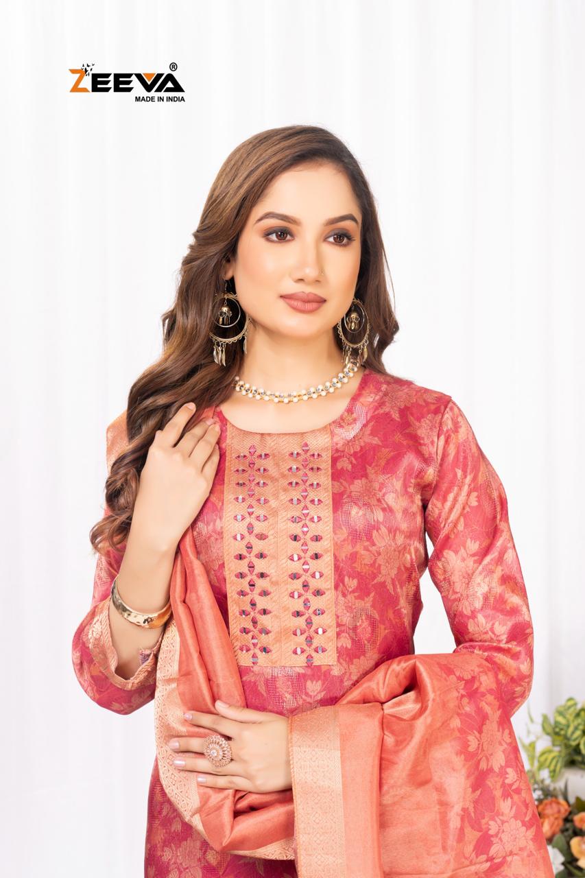 Madam G Zeeva Simmer Readymade Pant Style Suits Wholesaler