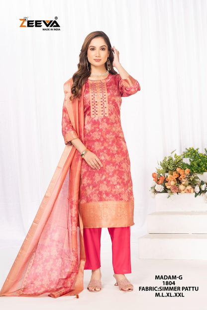Madam G Zeeva Simmer Readymade Pant Style Suits Wholesaler
