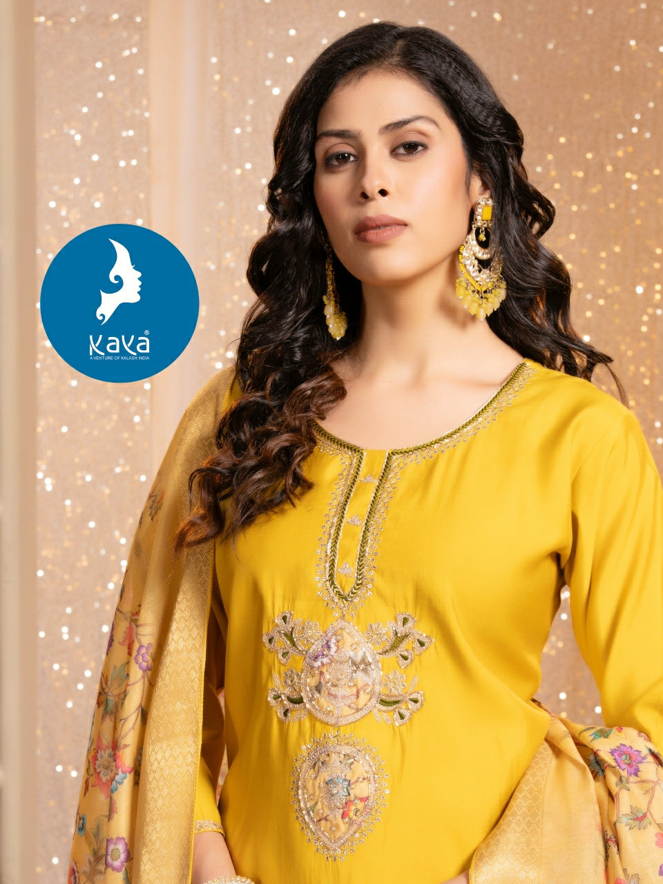Madame Kaya Roman Silk Readymade Pant Style Suits Supplier India
