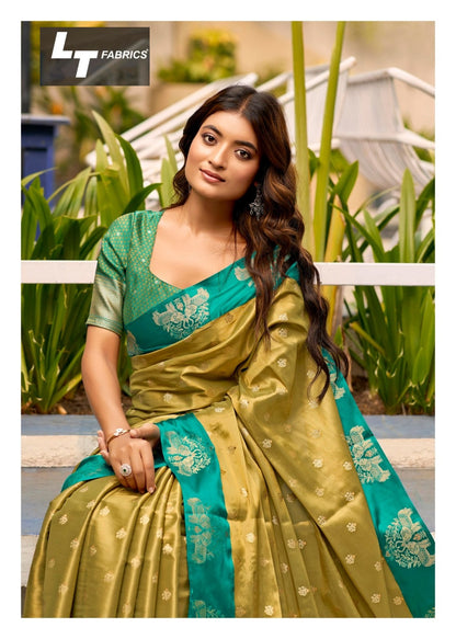 Madhavi Lt Fabrics Satin Sarees Supplier