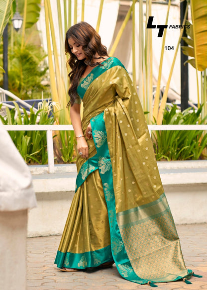 Madhavi Lt Fabrics Satin Sarees Supplier