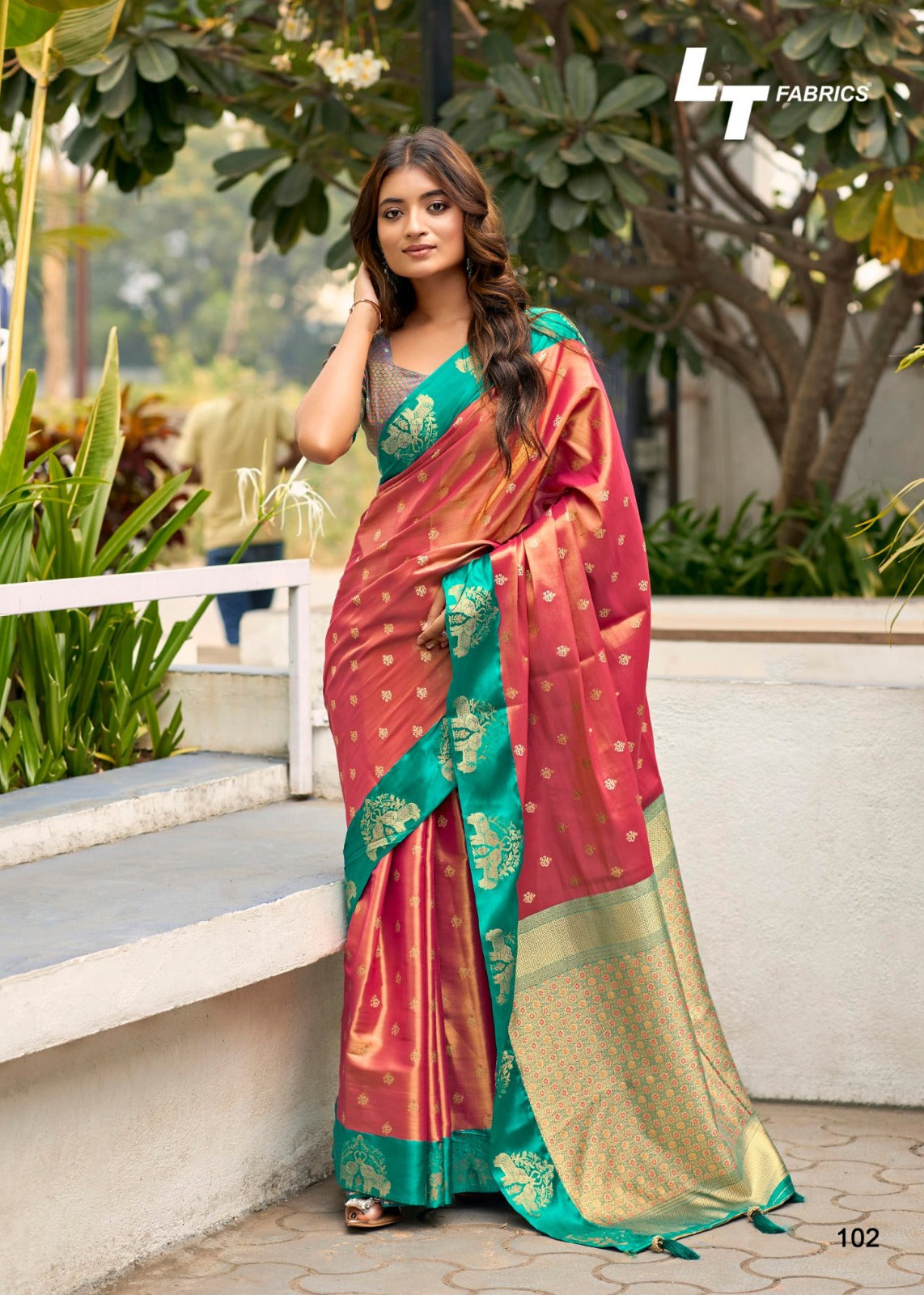 Madhavi Lt Fabrics Satin Sarees Supplier