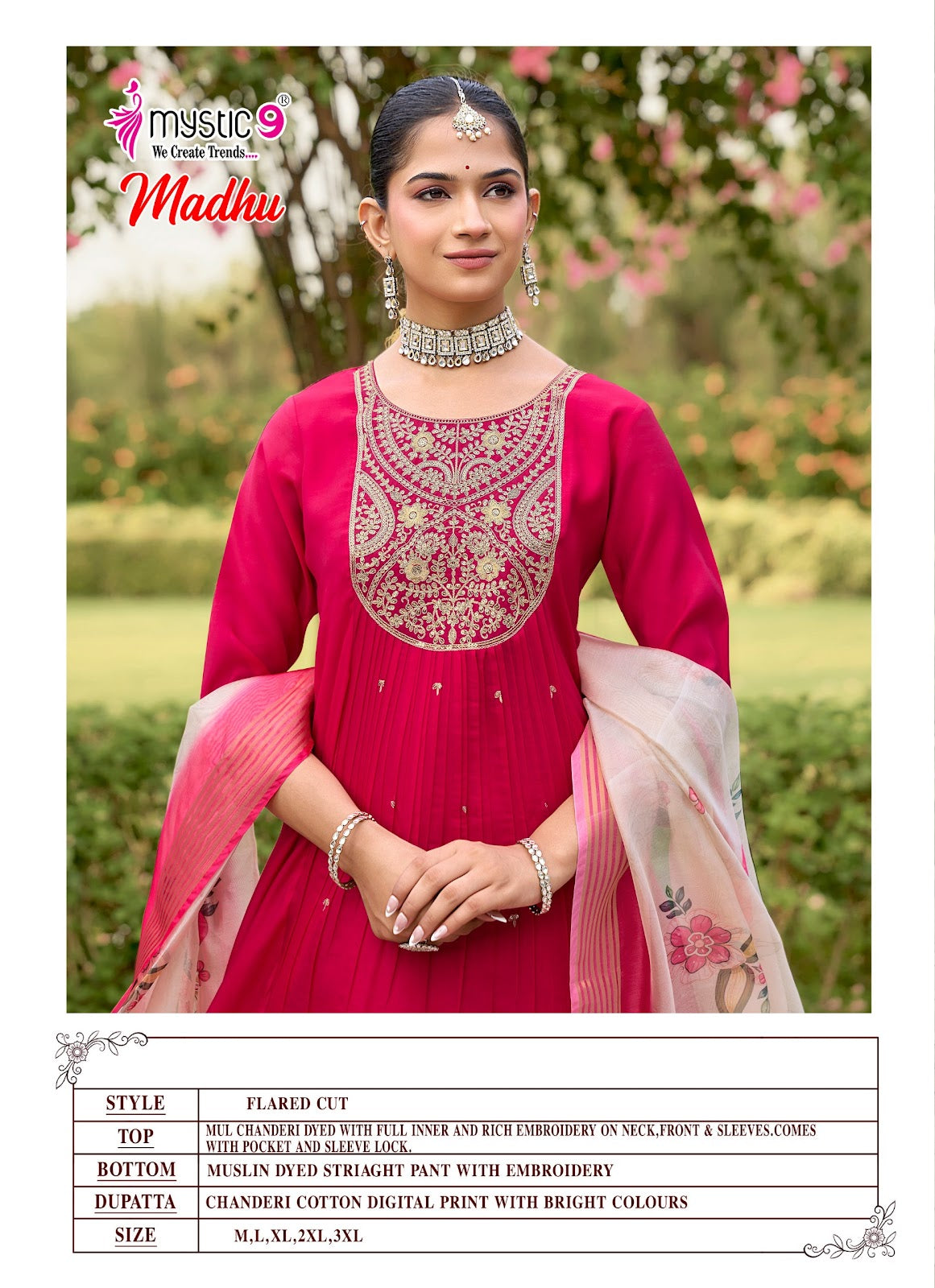 Madhu Vol 1 Rakshabandhan Special Mystic 9 Chanderi Readymade Anarkali Suits Wholesaler India