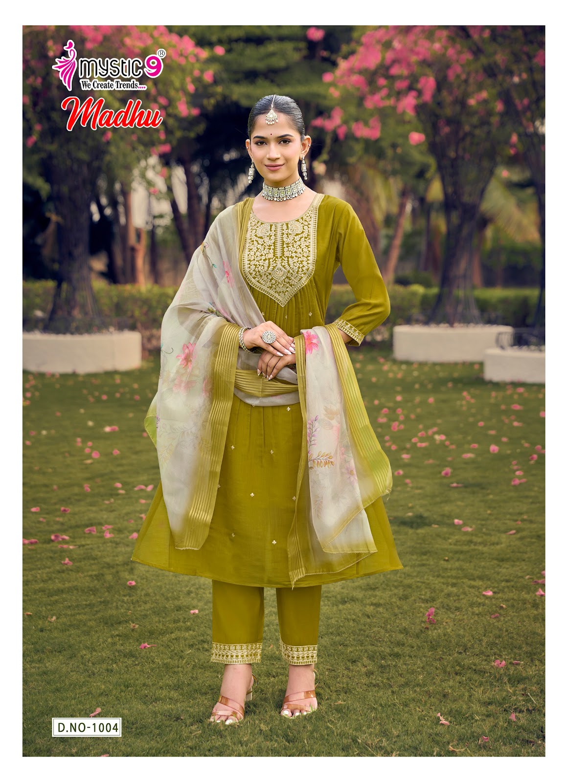 Madhu Vol 1 Rakshabandhan Special Mystic 9 Chanderi Readymade Anarkali Suits Wholesaler India