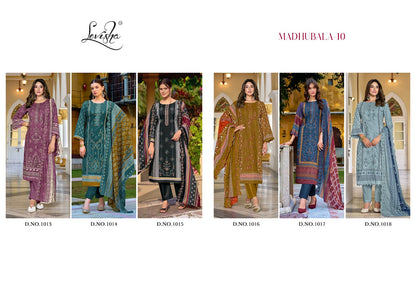 Madhubala 10 Levisha Cambric Lawn Karachi Salwar Suits Manufacturer Gujarat