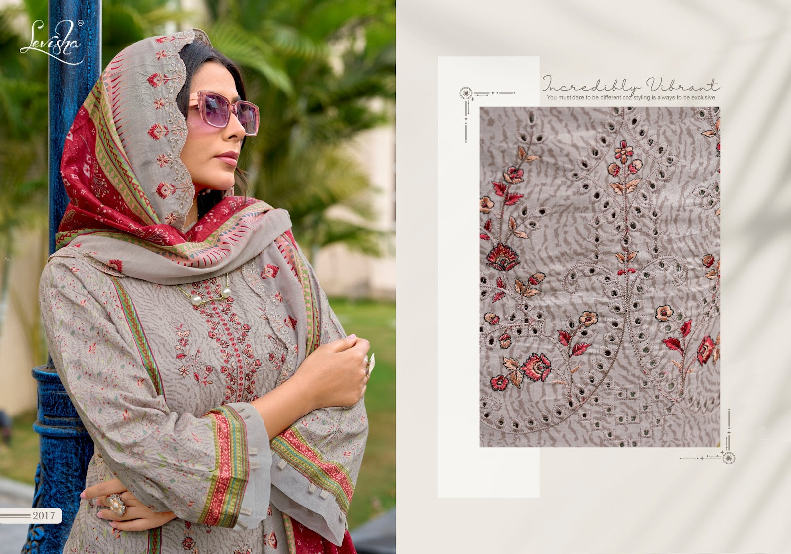 Madhubala 14 Levisha Cambric Lawn Karachi Salwar Suits Exporter