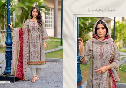 Madhubala 14 Levisha Cambric Lawn Karachi Salwar Suits Exporter