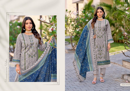 Madhubala 14 Levisha Cambric Lawn Karachi Salwar Suits Exporter