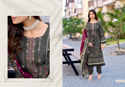 Madhubala 14 Levisha Cambric Lawn Karachi Salwar Suits Exporter