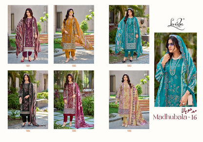 Madhubala 16 Levisha Lawn Cotton Karachi Salwar Suits Wholesaler Gujarat