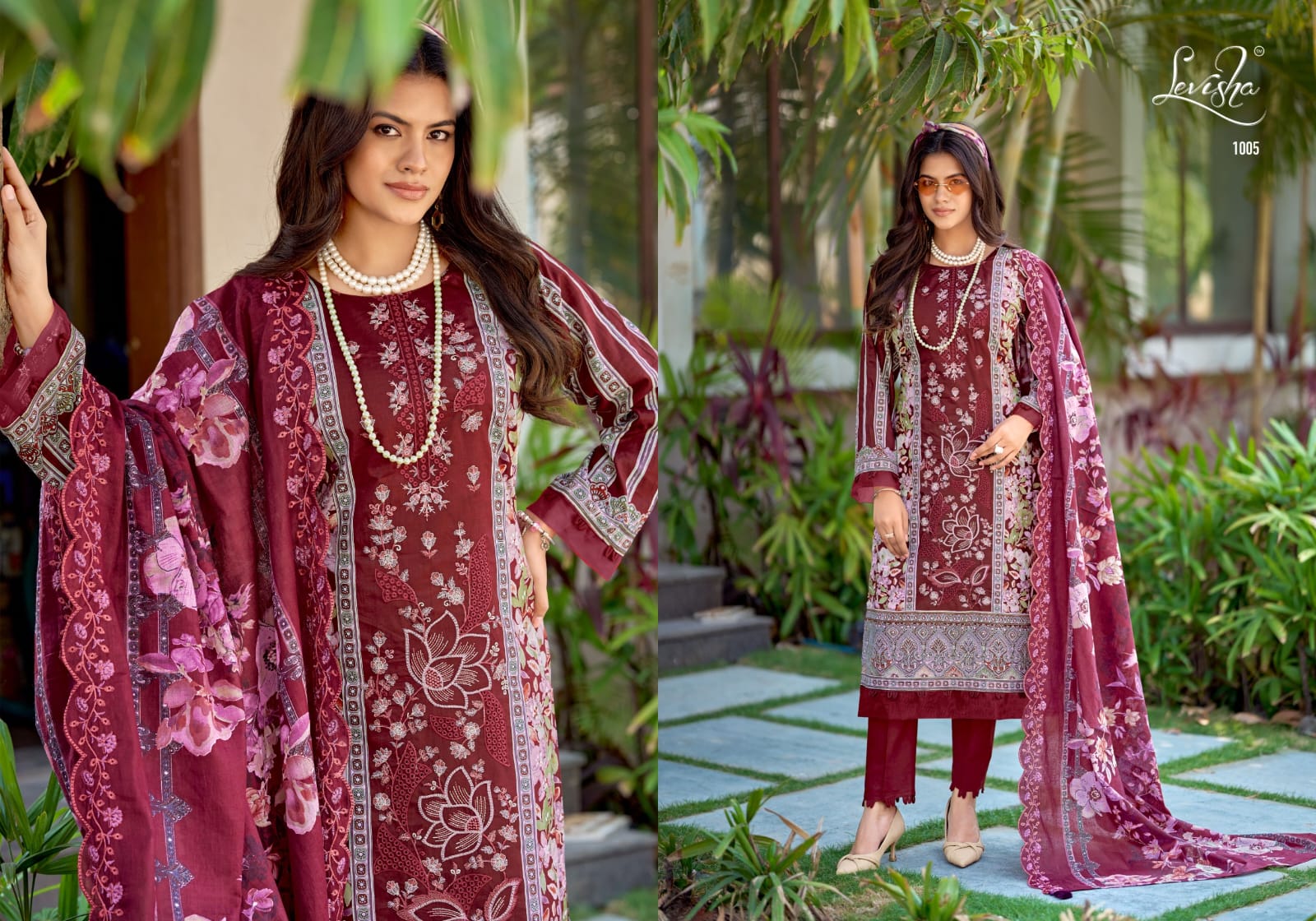 Madhubala 16 Levisha Lawn Cotton Karachi Salwar Suits Wholesaler Gujarat