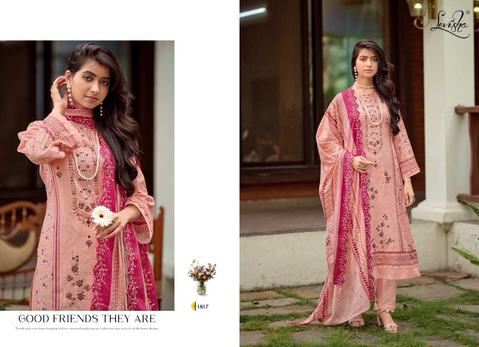 Madhubala 18 Levisha Lawn Cotton Karachi Salwar Suits Manufacturer Gujarat