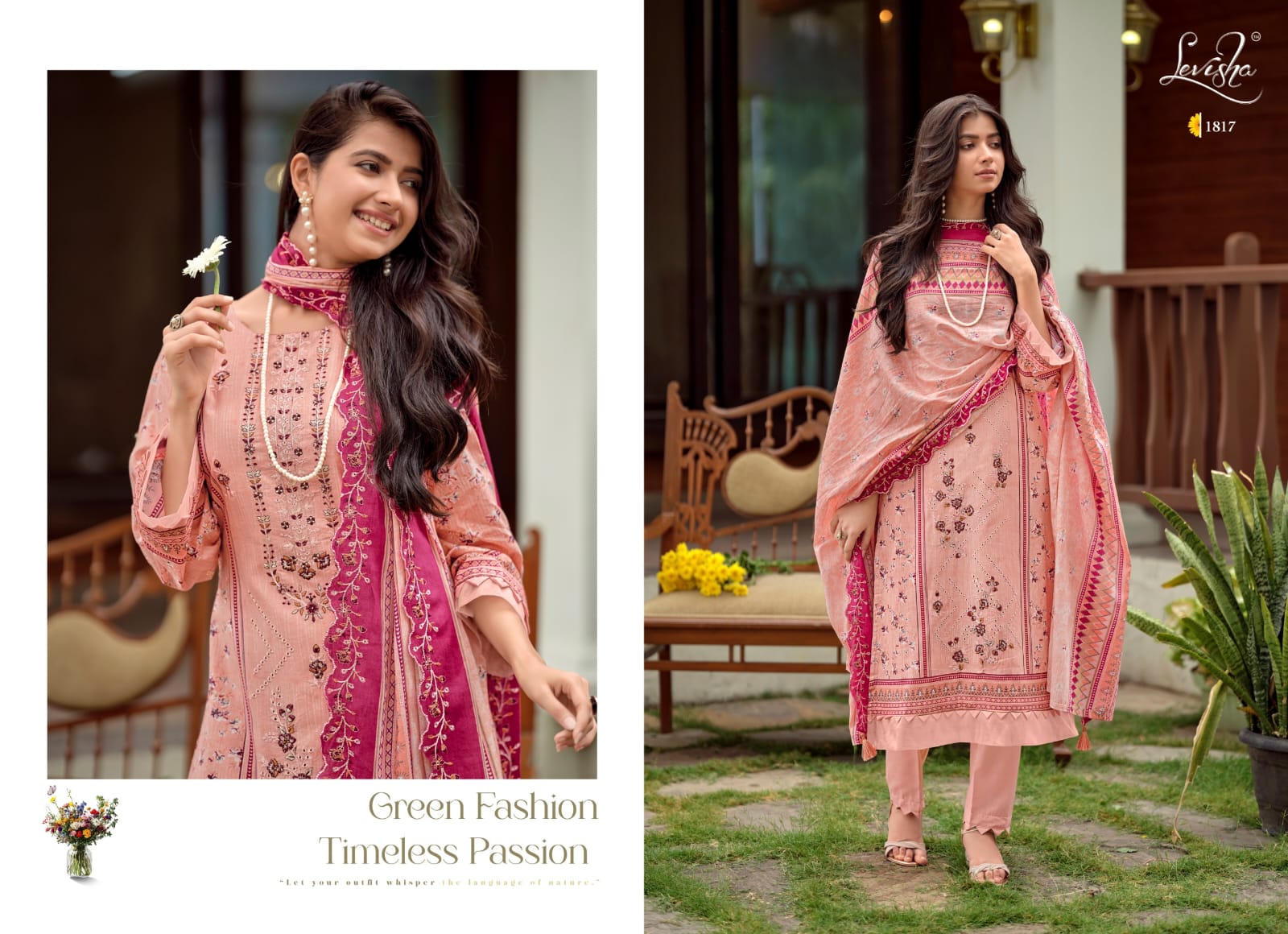 Madhubala 18 Levisha Lawn Cotton Karachi Salwar Suits Manufacturer Gujarat