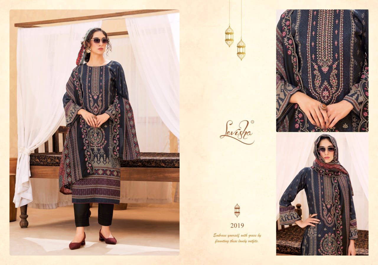 Madhubala 2 Levisha Cambric Lawn Karachi Salwar Suits Supplier
