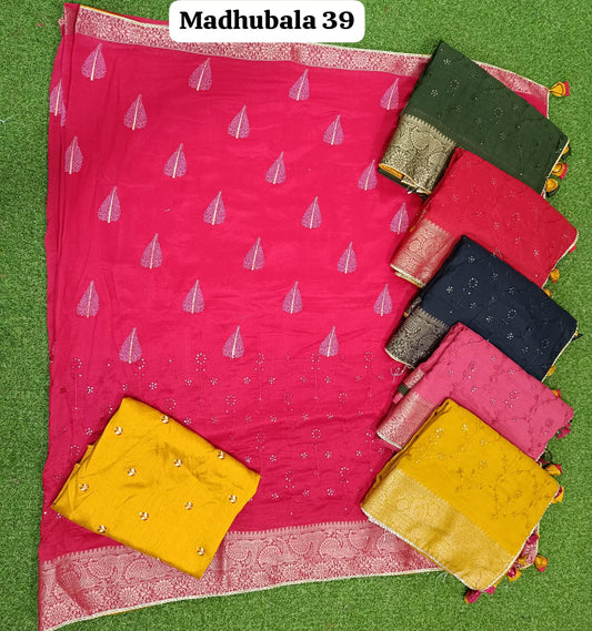 Madhubala 39 Kalpveli Spun Sarees Supplier Gujarat