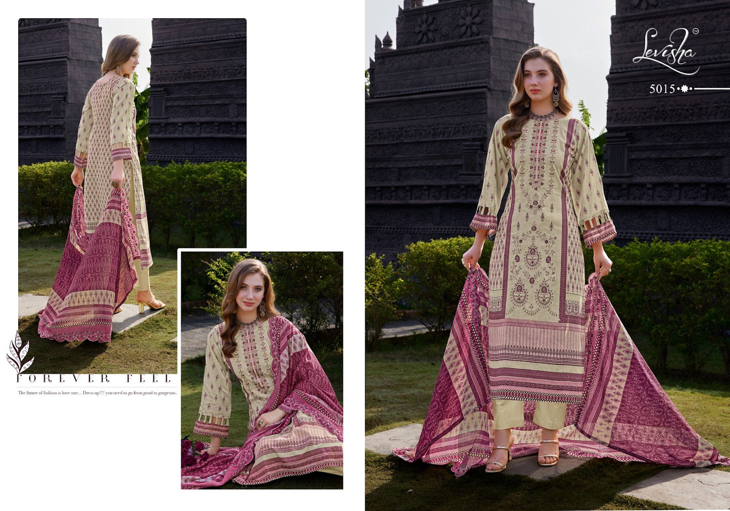 Madhubala 5 Levisha Cambric Lawn Karachi Salwar Suits Manufacturer Ahmedabad
